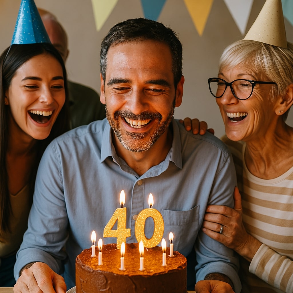 Carte anniversaire 40 ans