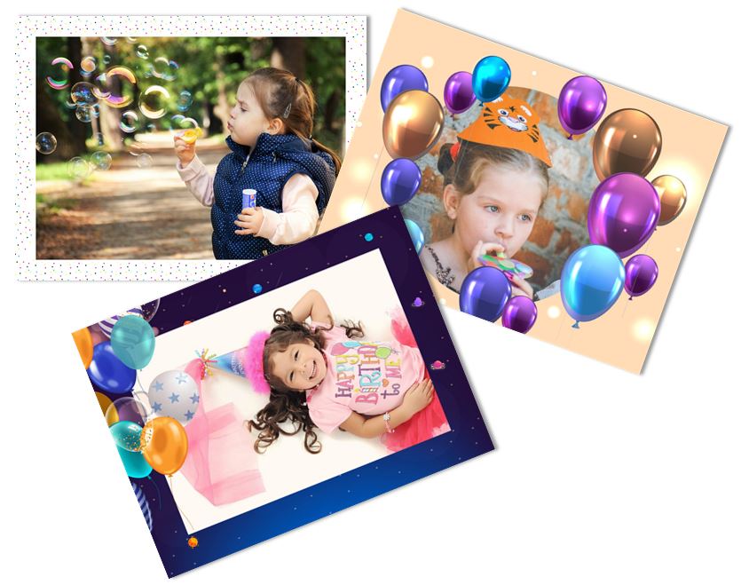 Beispiele für Geburtstagskarten für ein Kind