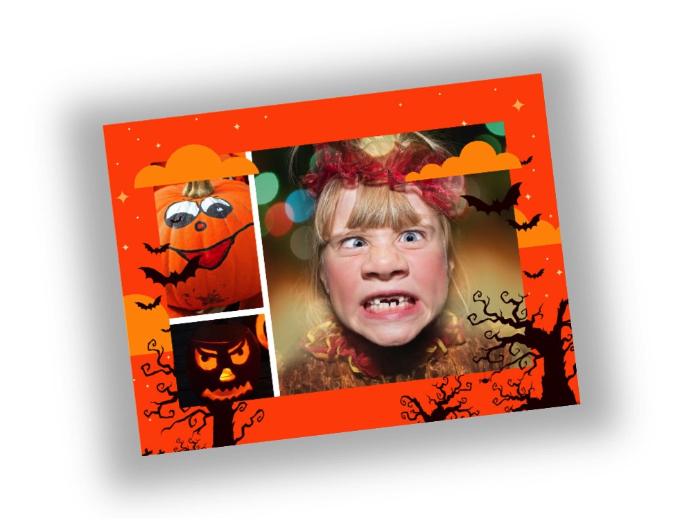 a halloween card