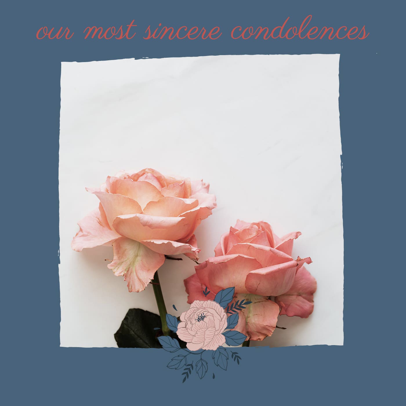 condolence card SimplyCards