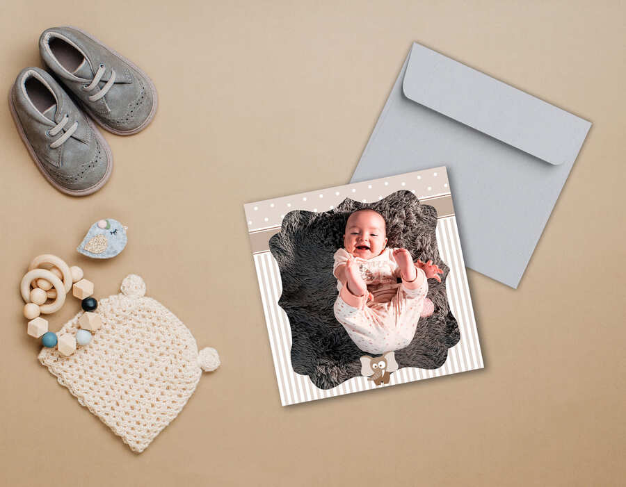 un beau faire part de naissance SimplyCards