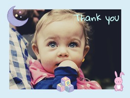 a nice thank you card for birth