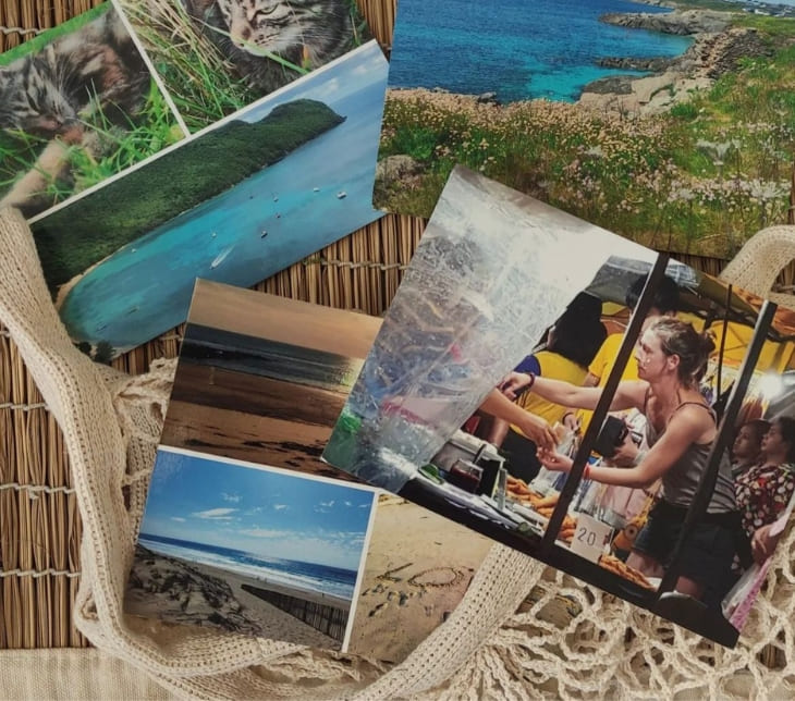 Carte postale voyage en Bretagne