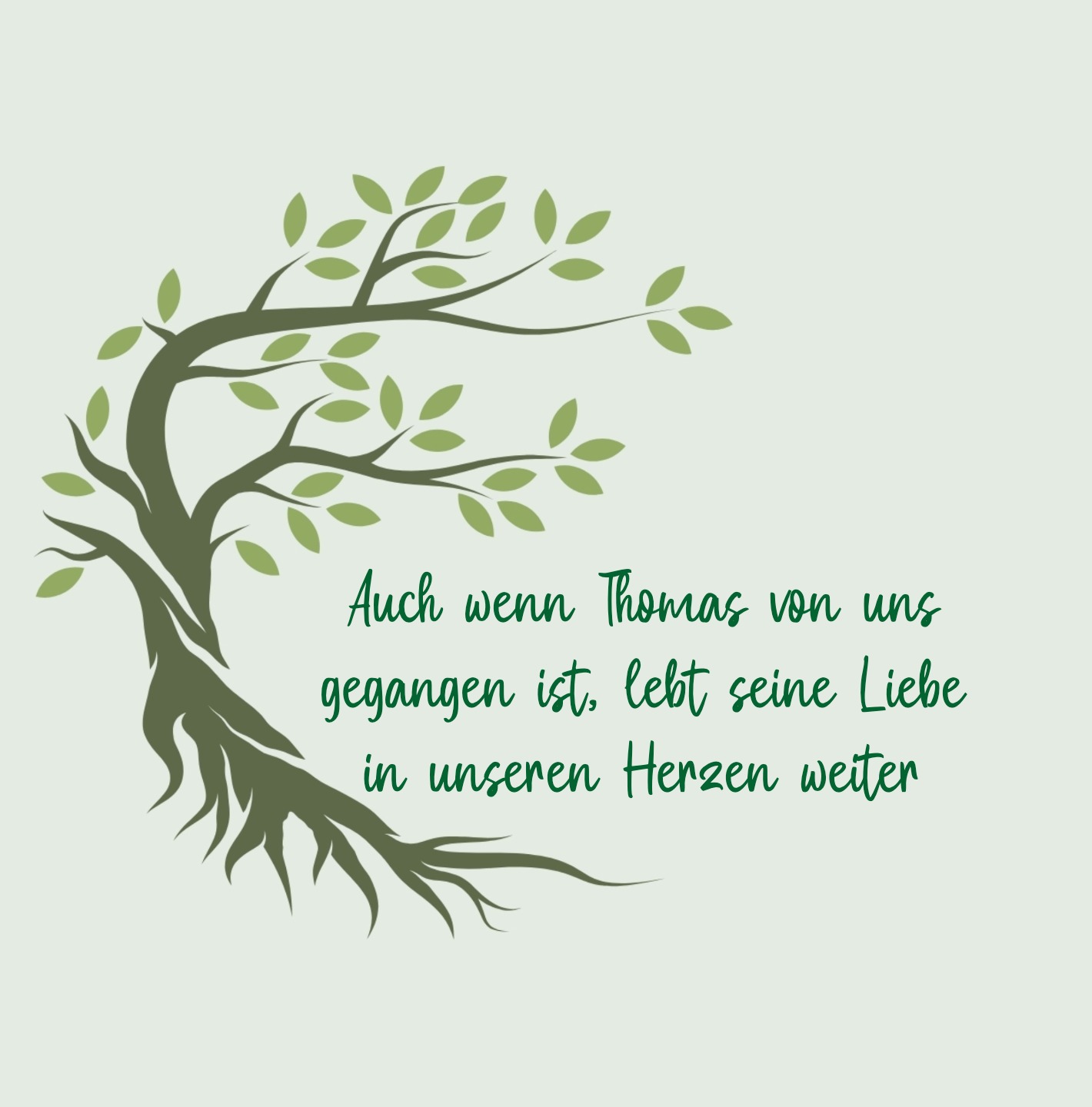 Baum des Lebens Symbol für Erinnerung und Ewigkeit