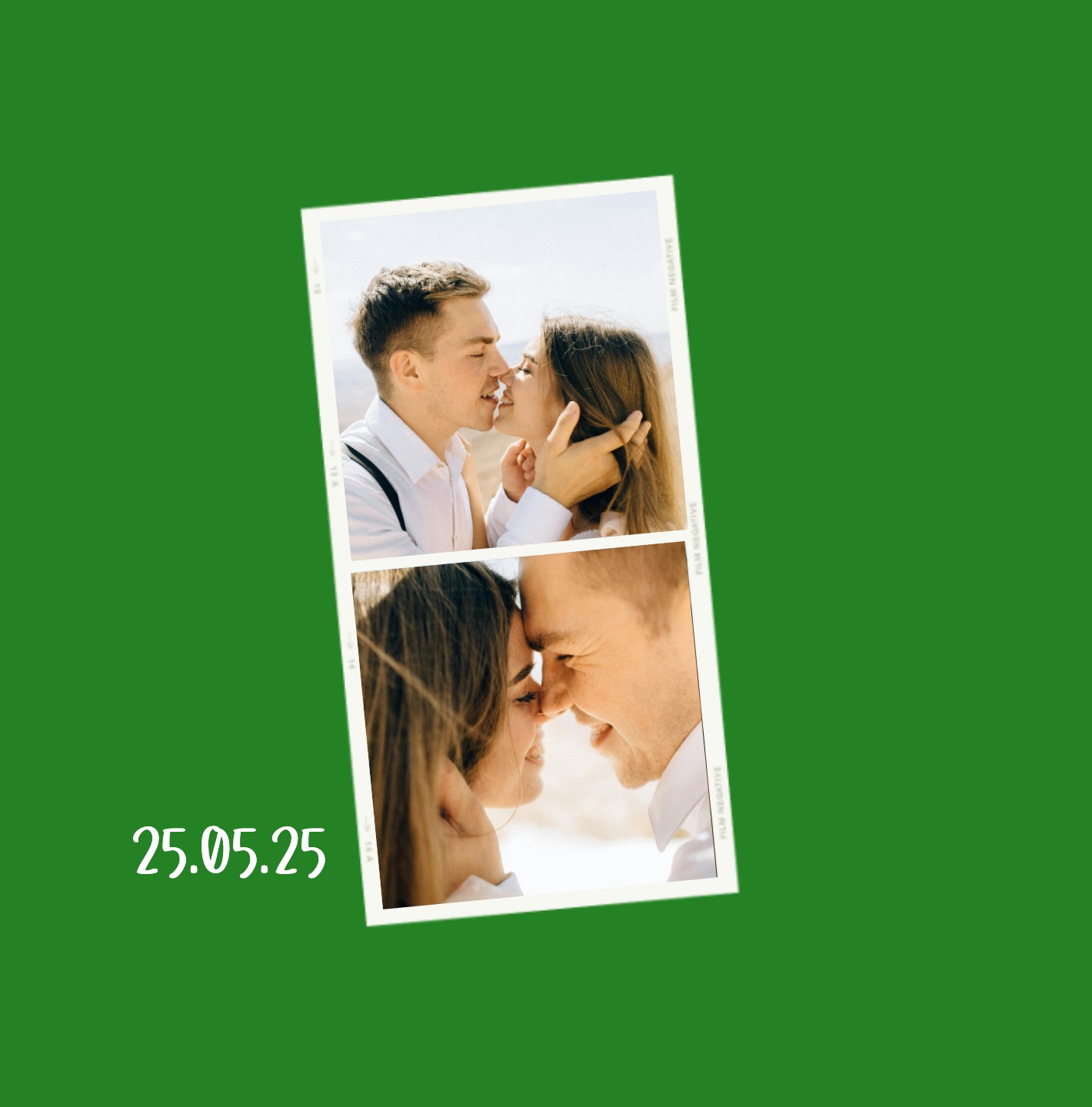 originelle Hochzeitsanzeige