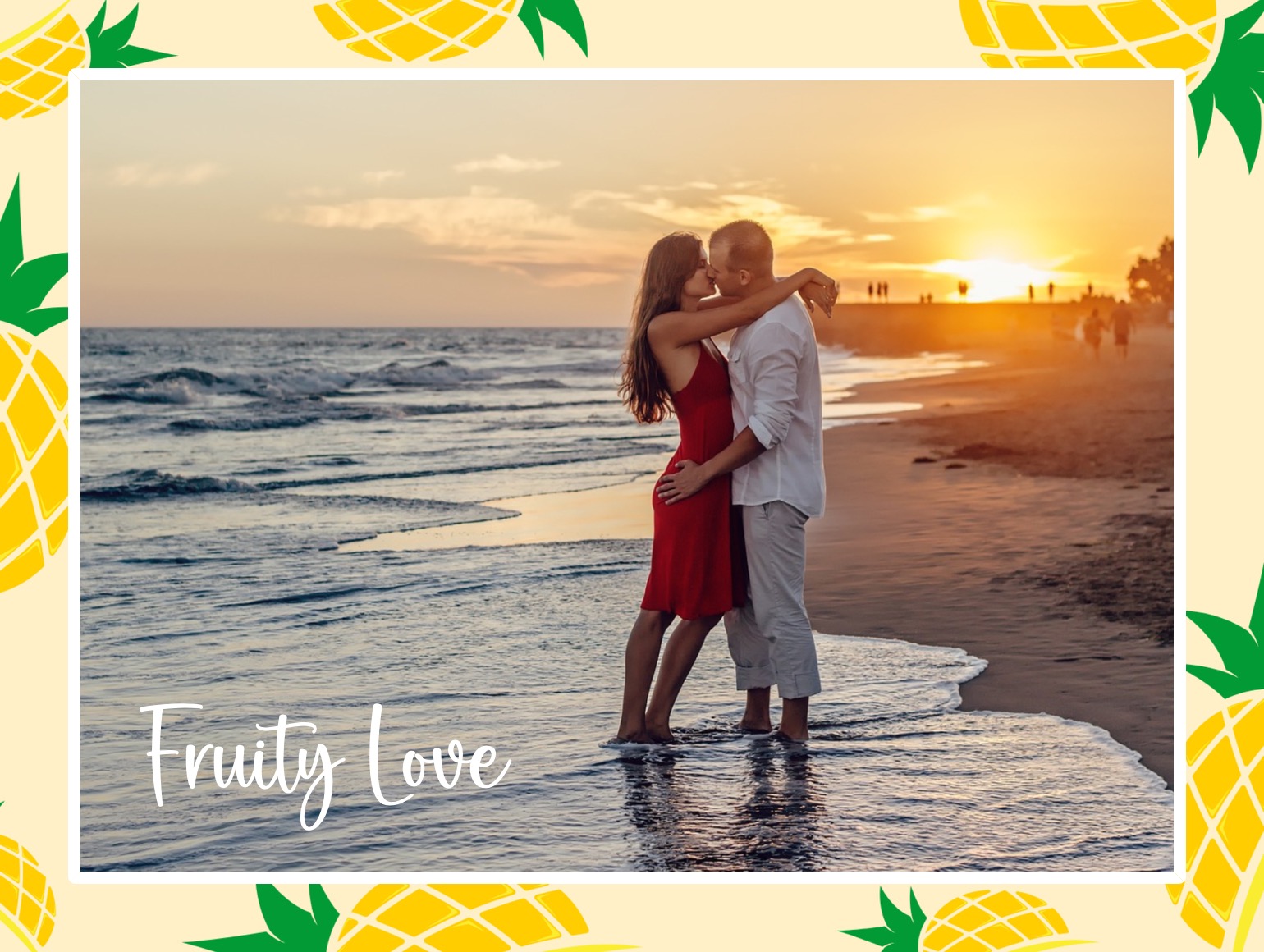 holiday postcard from the beach