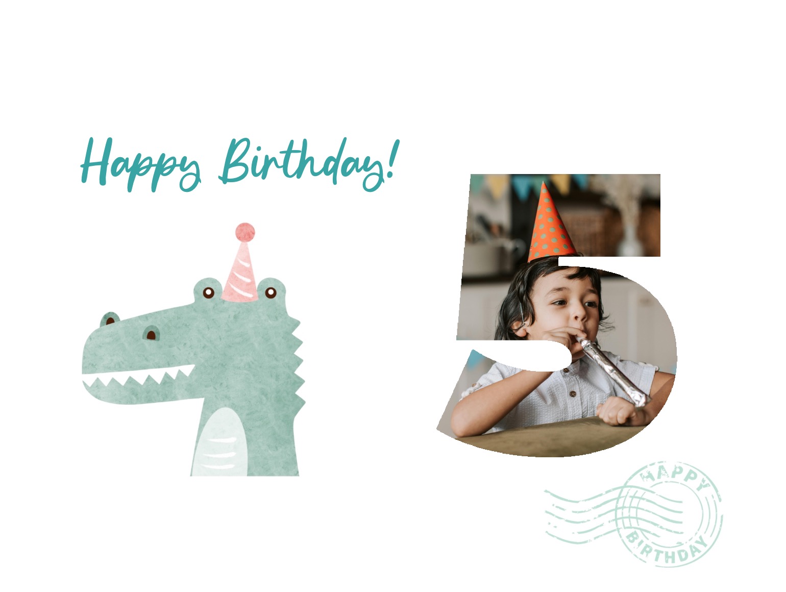 5th birthday card for boy