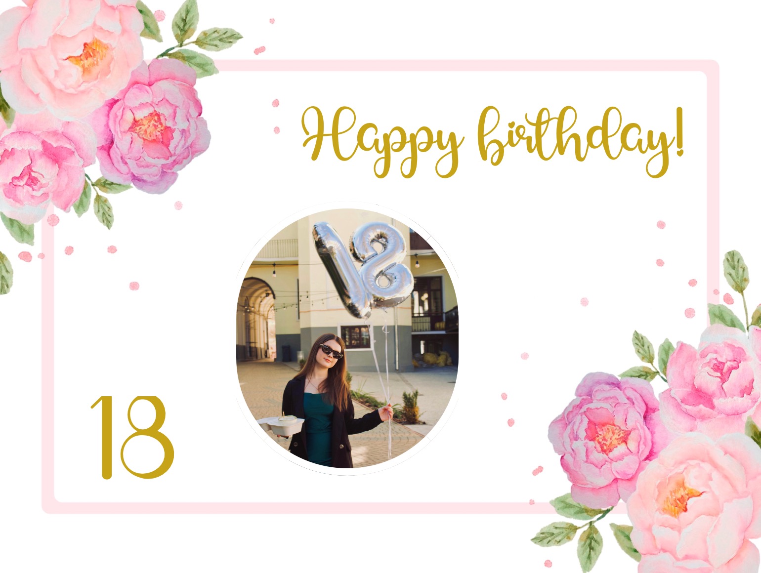 18th birthday card for girl