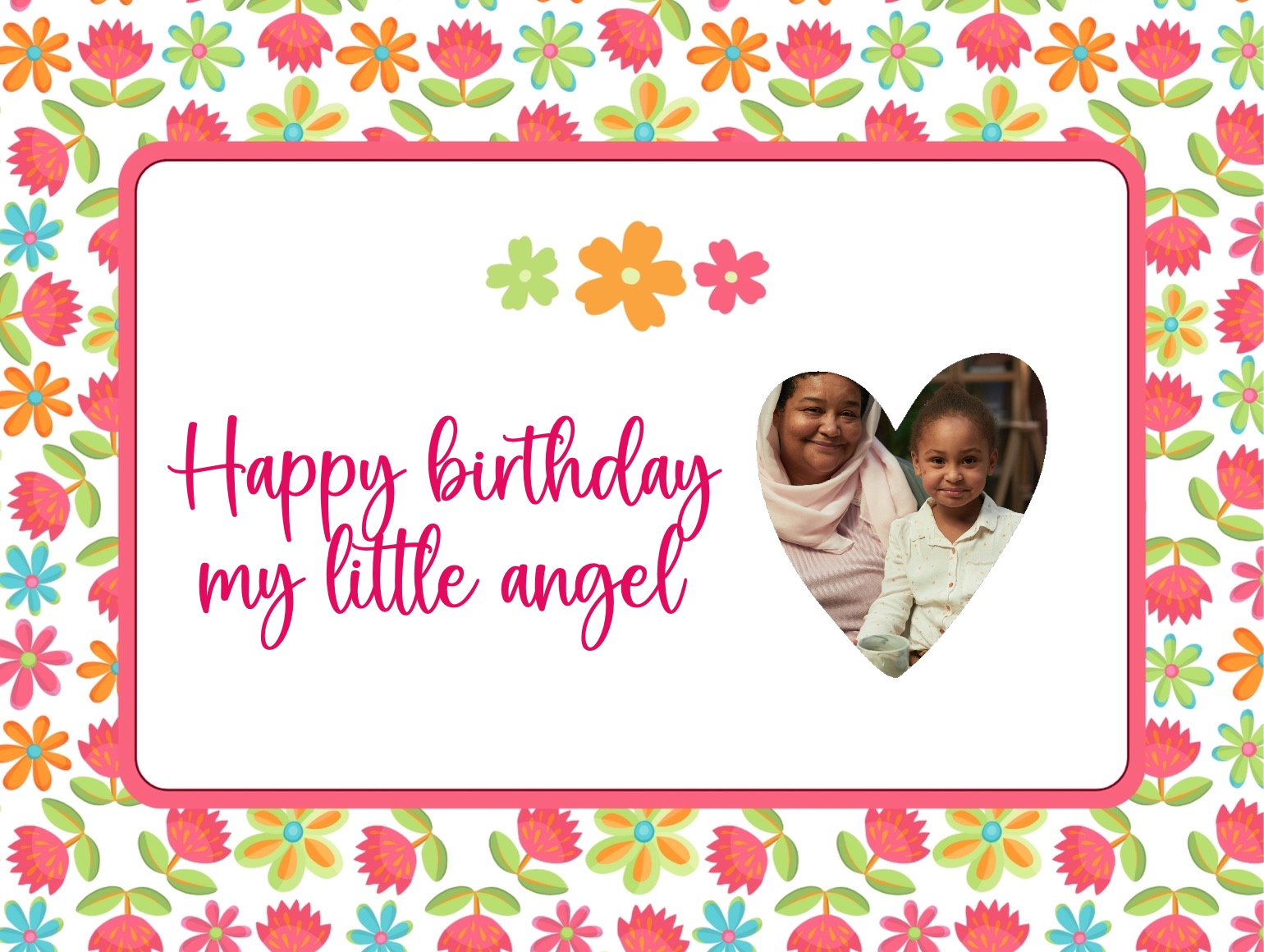 birthday card for my granddaughter