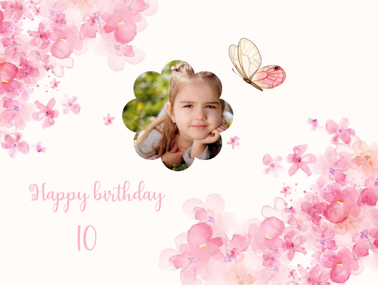 10th birthday card for girl