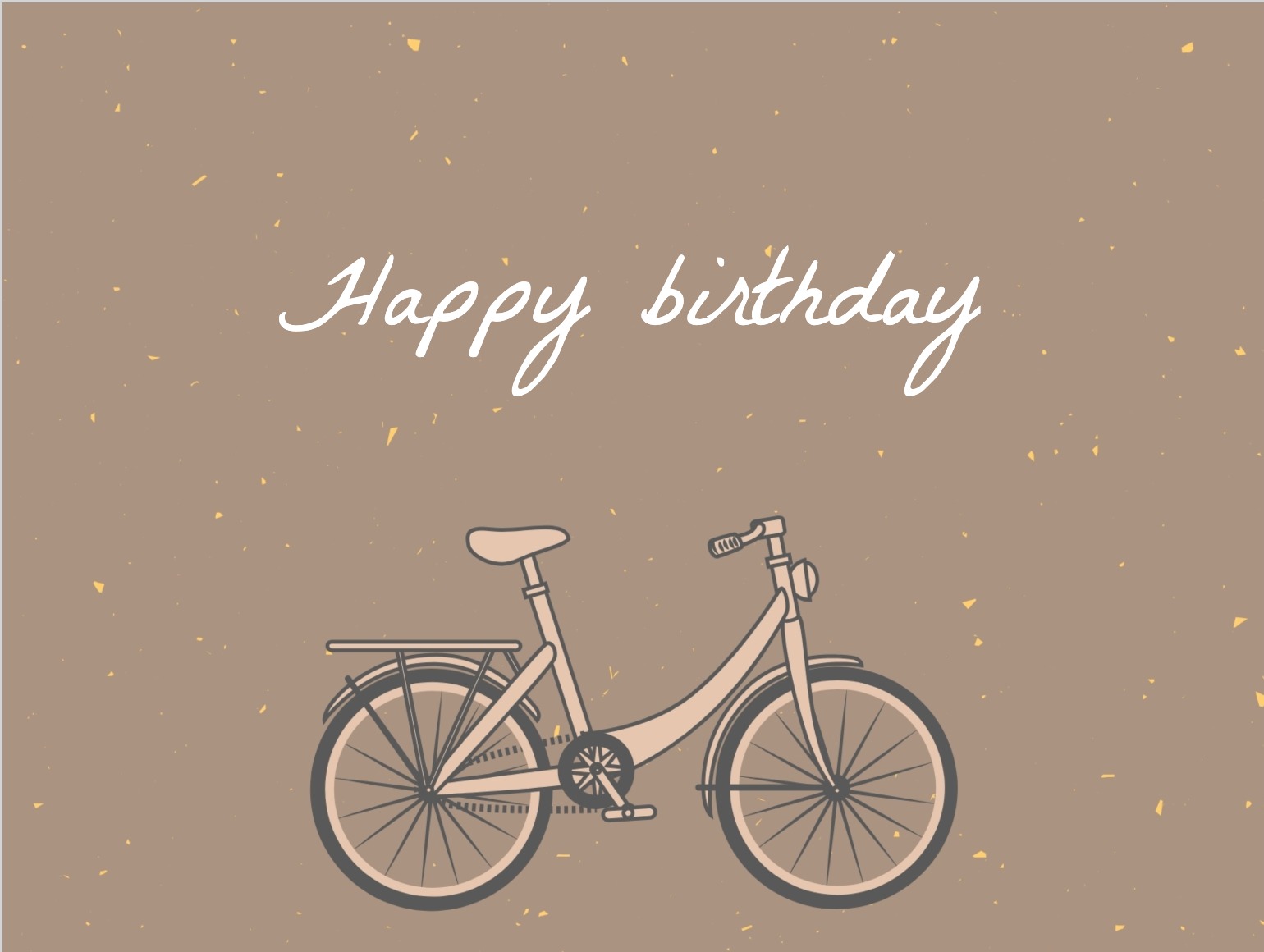 Retro birthday card for men with 1950s-inspired design