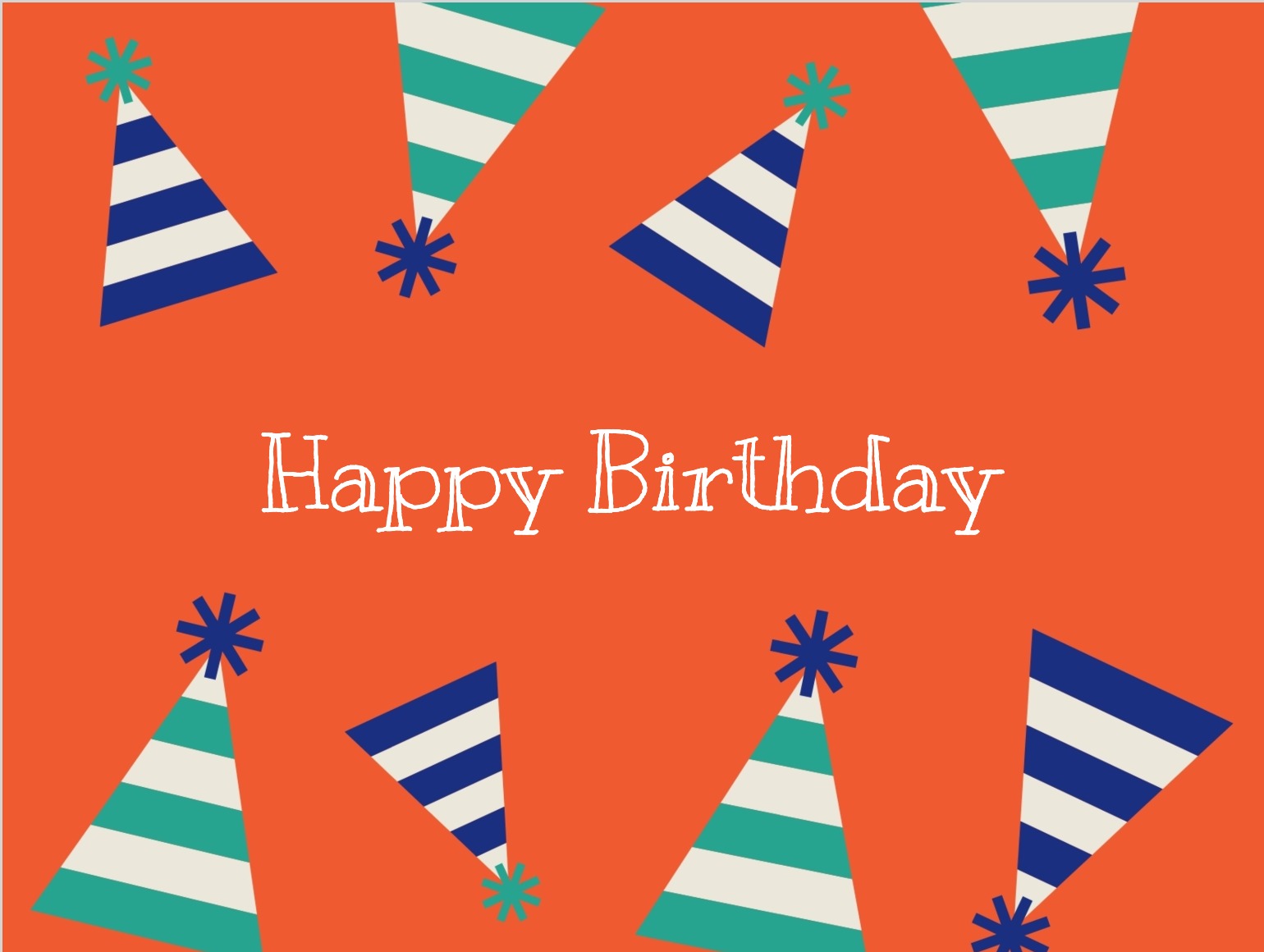 Relaxed birthday card for male friends with casual tone