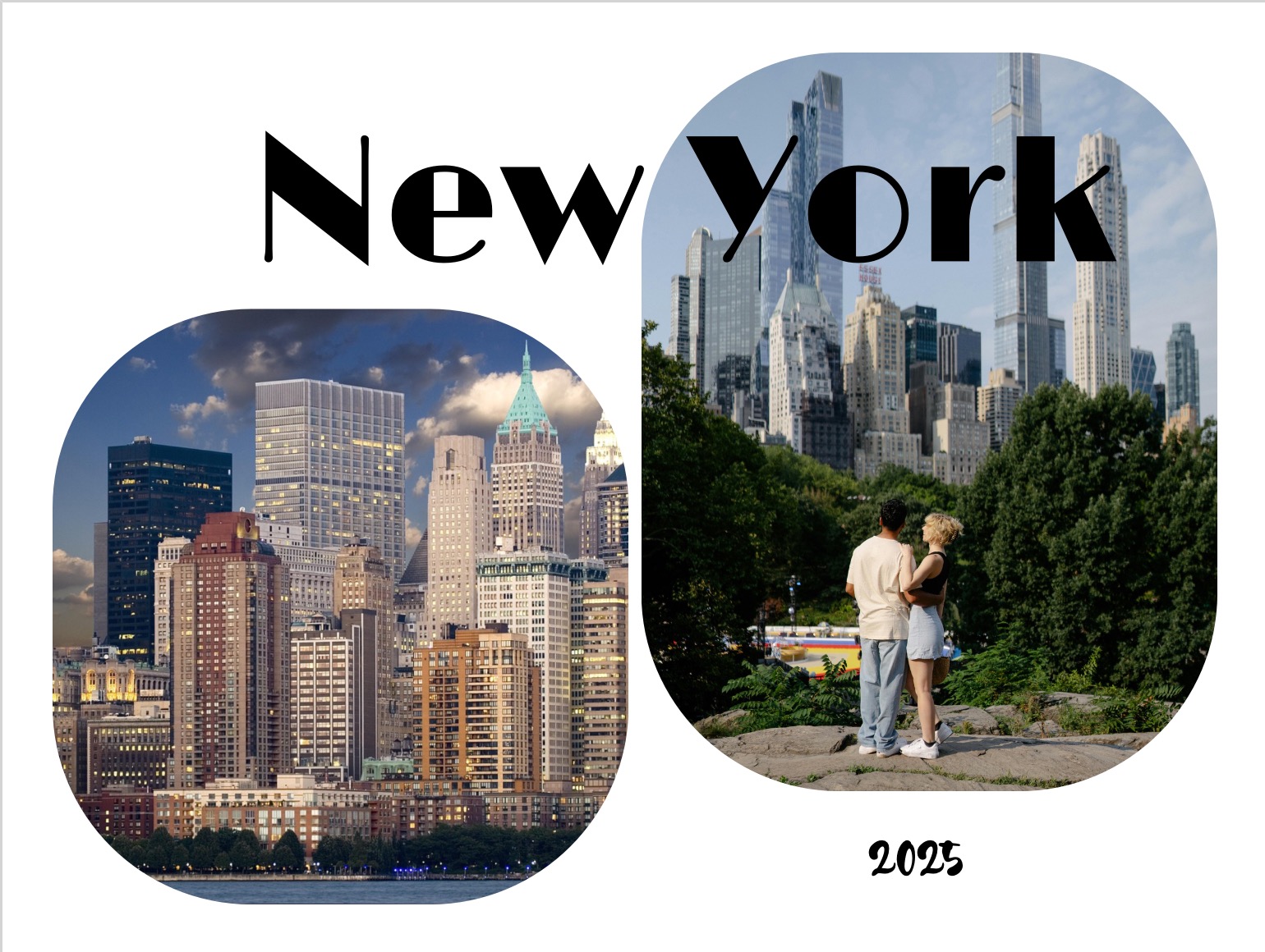 Carte postale de New York personnalisée avec la statue de la Liberté à créer et partager