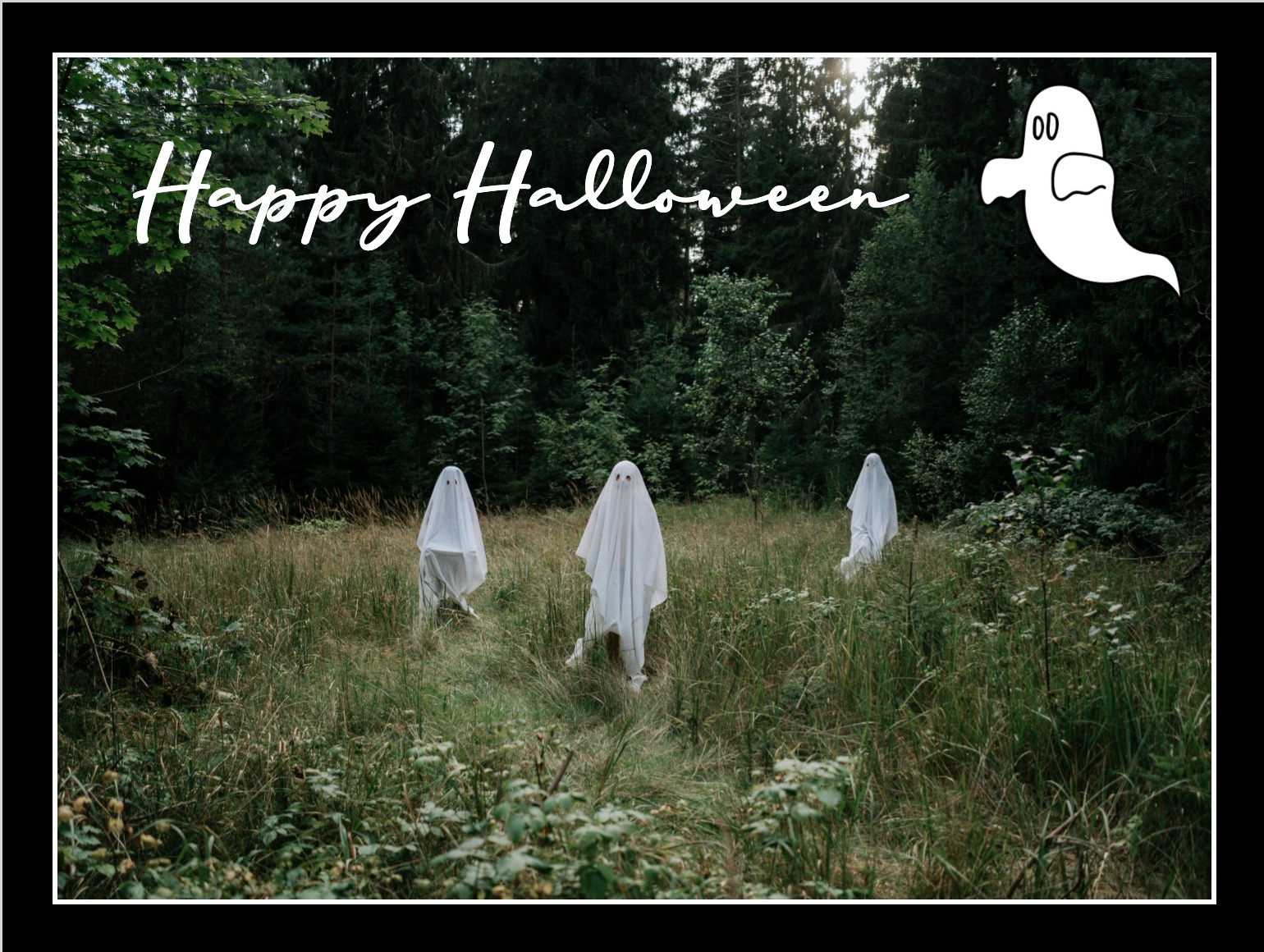 Geisterkarte zu Halloween verschicken