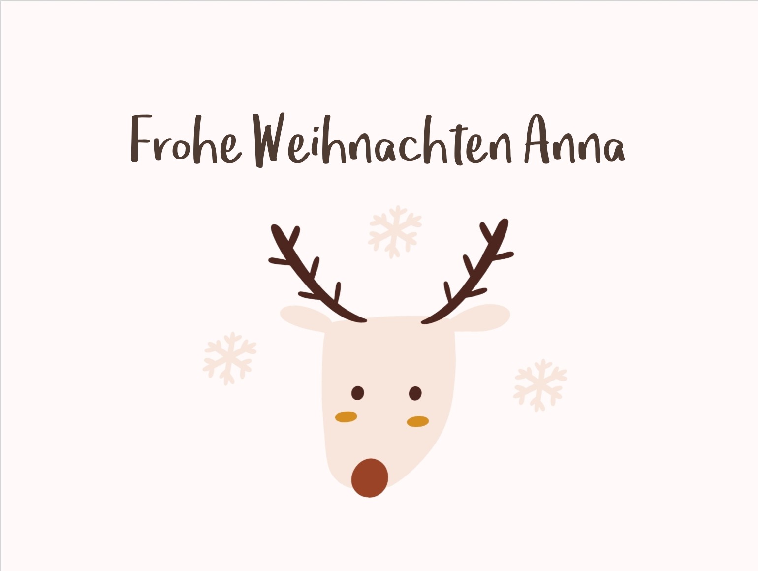 Magische Karte vom Rentier des Weihnachtsmanns