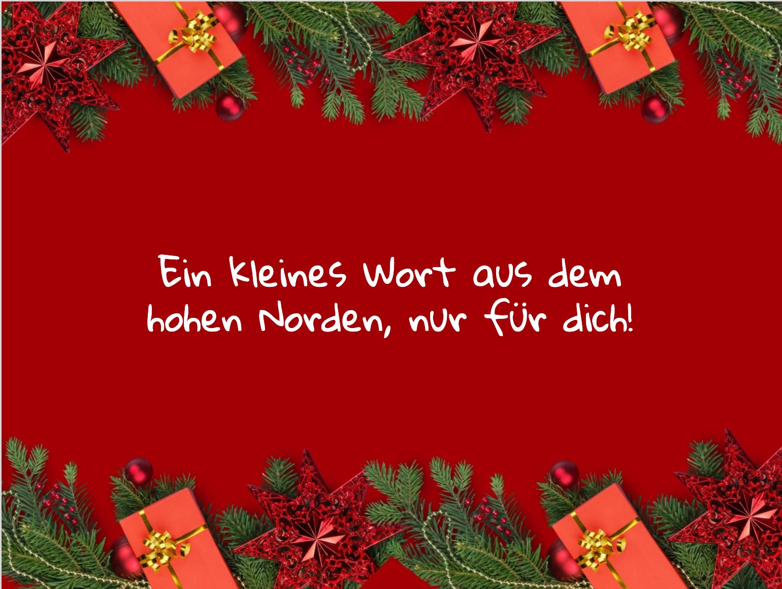 Personalisierte Nachricht vom Weihnachtsmann für Kinder