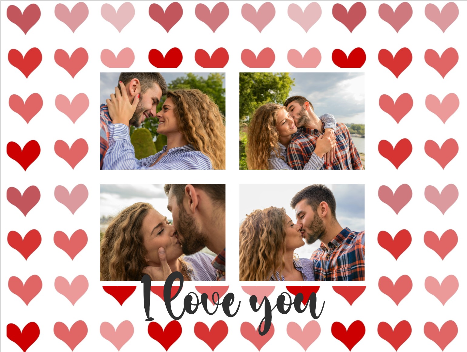 personalisierte Valentinstagskarte – Vorlage zum Anpassen