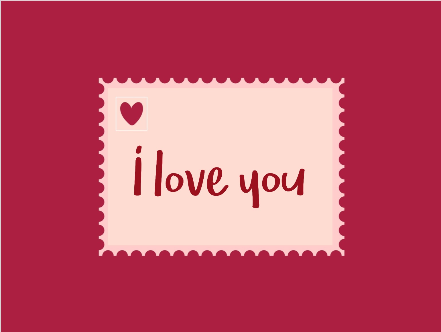 personalisierte Liebeskarte Überraschung Ich liebe dich