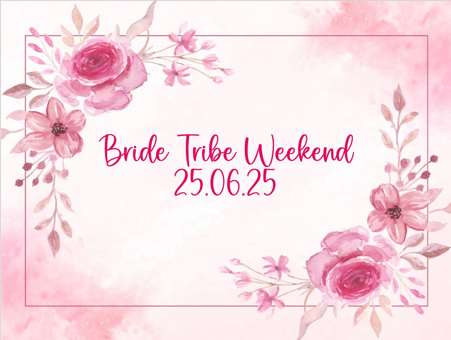 bride tribe party invitation for bachelorette